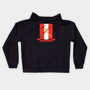 298TH Engineer Combat Battalion in Europe V1 X 300 Kids Hoodie